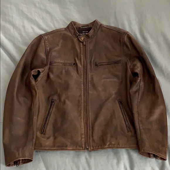 Lucky Brand Other - Lucky Brand Vintage Style Leather Jacket